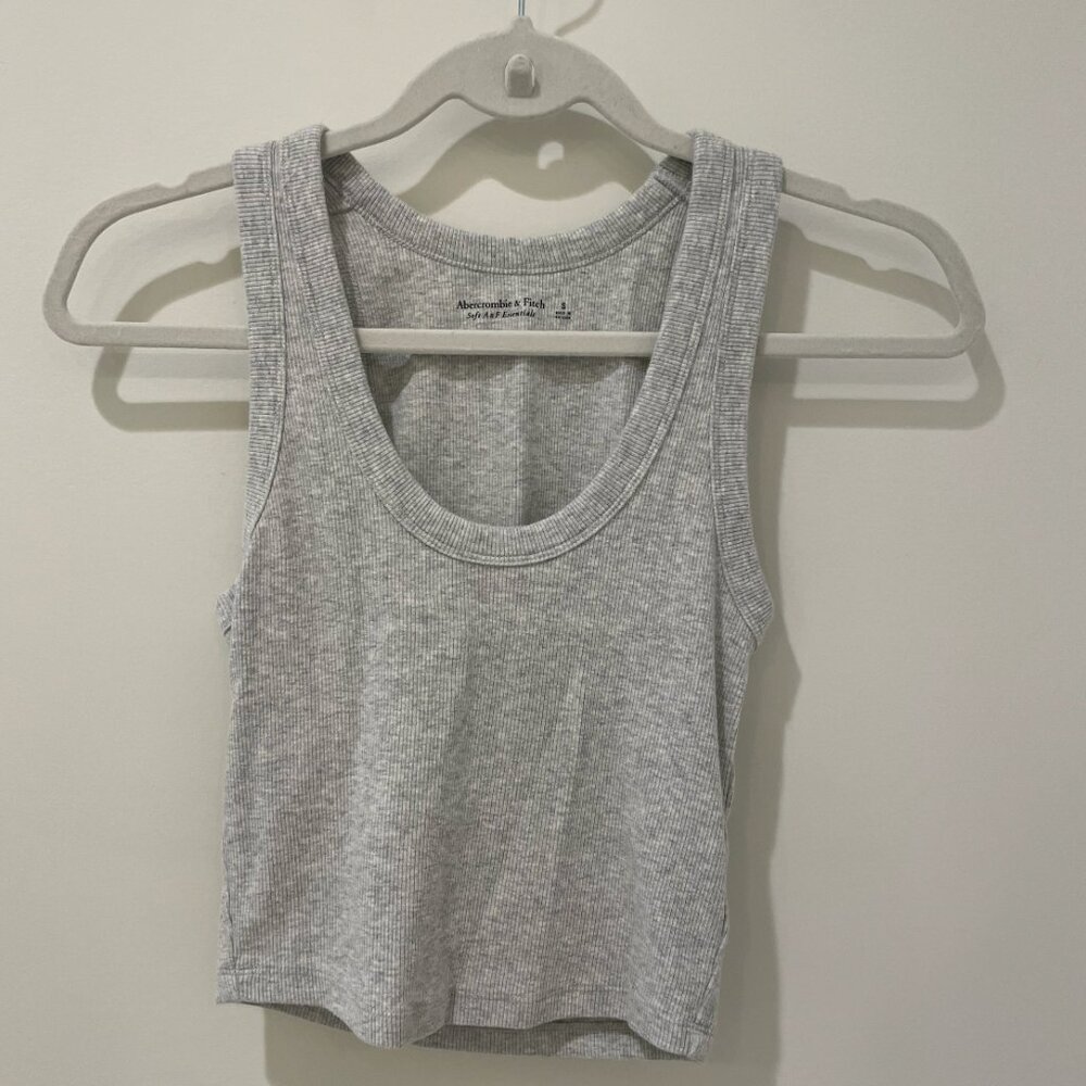Abercrombie & Fitch Scoopneck Ribbed Tank Top – Size S